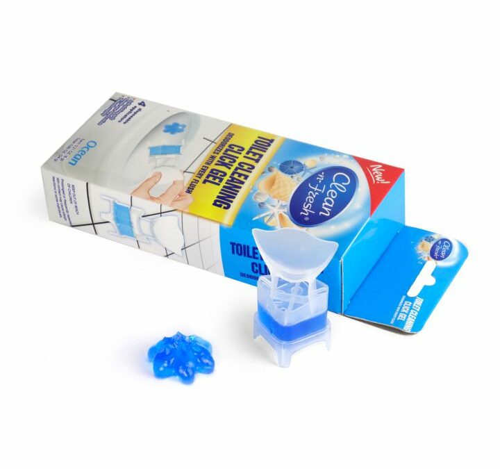 Automatic Toilet Bowl Cleaner, Click Gel 6 counts