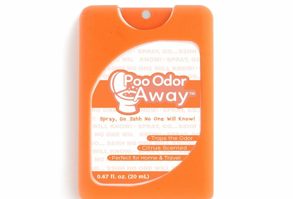 Card Shape Poo odor away（with silicone sleeve）