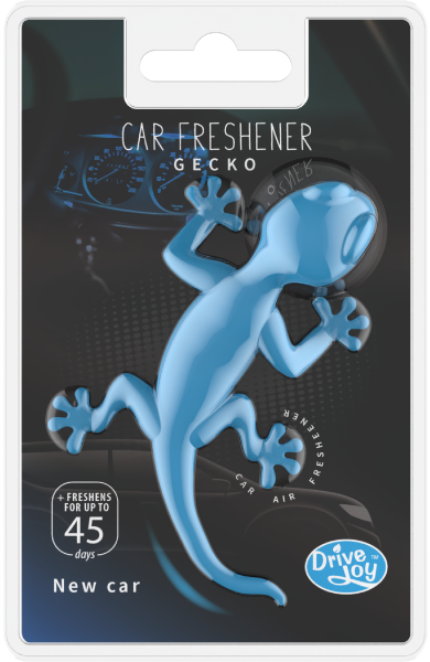 pvc gecko car air freshener